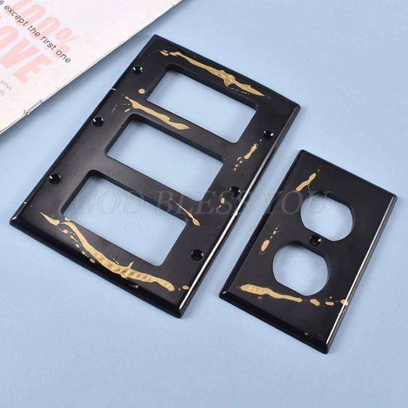 USB разъем панель Крышка выключателя освещения силиконовая форма сделай сам