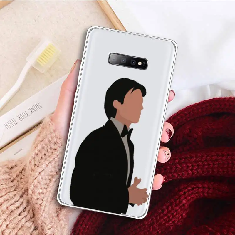 

The Vampire Diaries Damon Phone Case Transparent For Samsung Galaxy A71 A21s S8 S9 S10 plus note 20 ultra