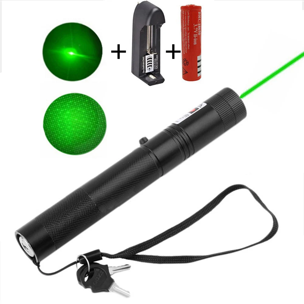 

Powerful green laser 10000M ultra-long radiation 5mw laser 303 sight adjustable focus laser pointer high-power laser pointer