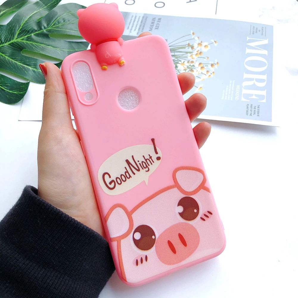 1 Honor 8X чехол для etui Huawei Y6 Y7 силиконовый чехол 3D Kawaii мягкий чехол для Huawei Y6 Y7 Prime Honor 8X 8A 8C чехол для телефона - Цвет: 1
