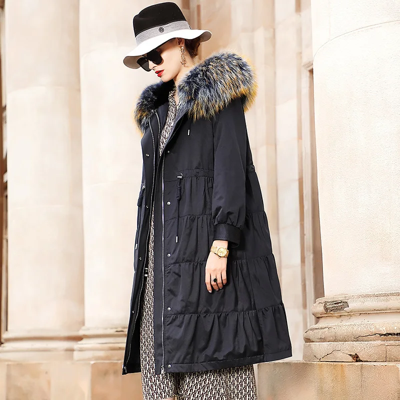 Винтажная Женская парка с подкладкой женская одежда 2020 Корейская теплая меховая