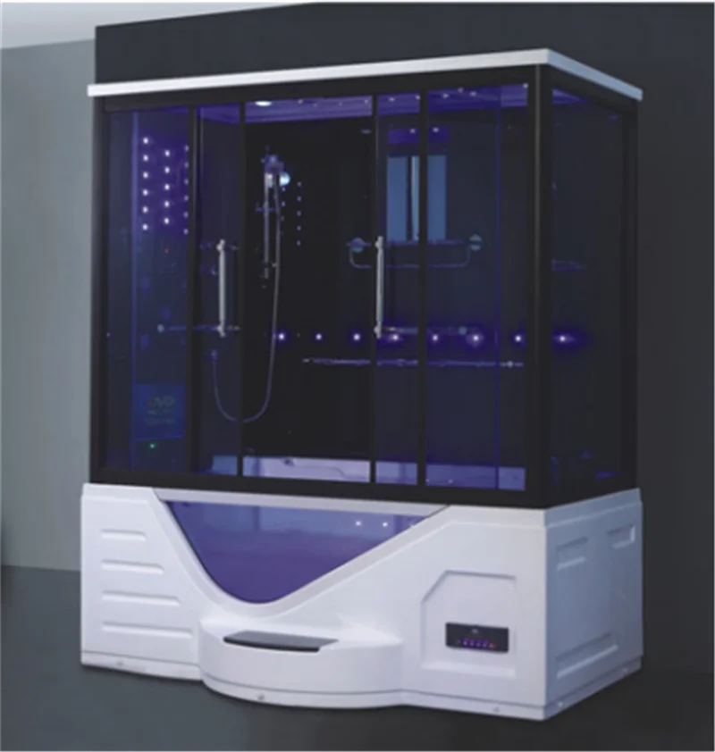 Роскошная Закрытая гидромассажная Ванна Паровая душевая кабина |