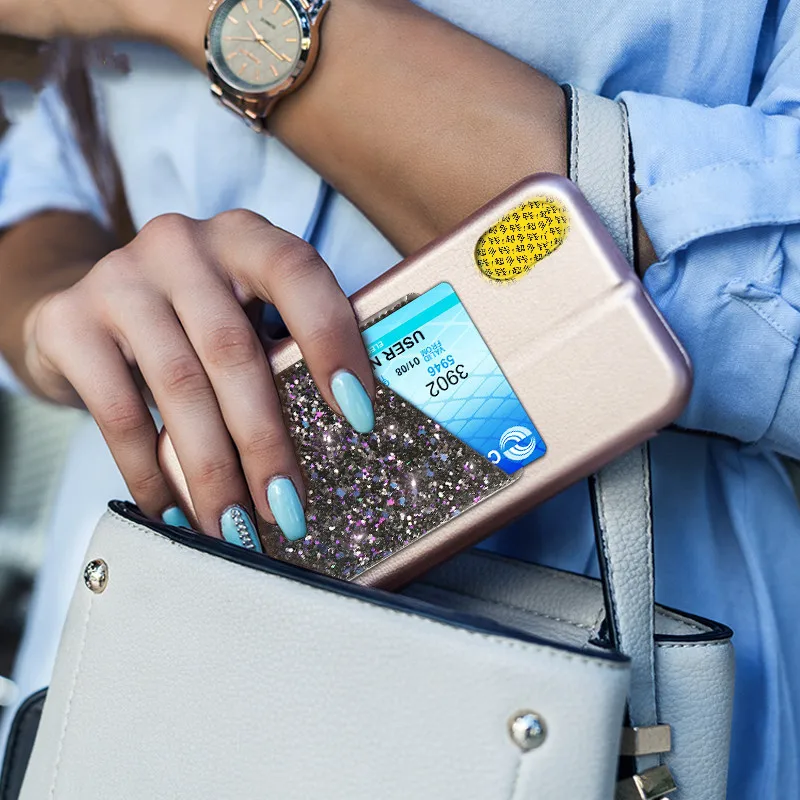1 предмет Модный комплект Гибкий Мобильный телефон ID держатель для карт Бумажник