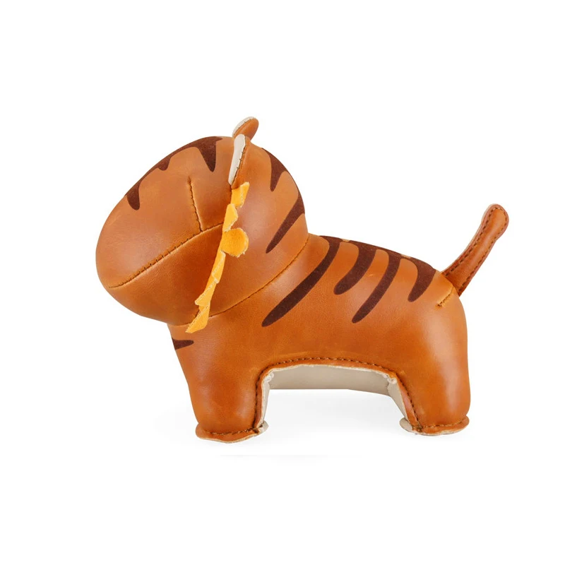 Искусственная кожа животное форзац Тигр пресс-папье ручной работы орнамент
