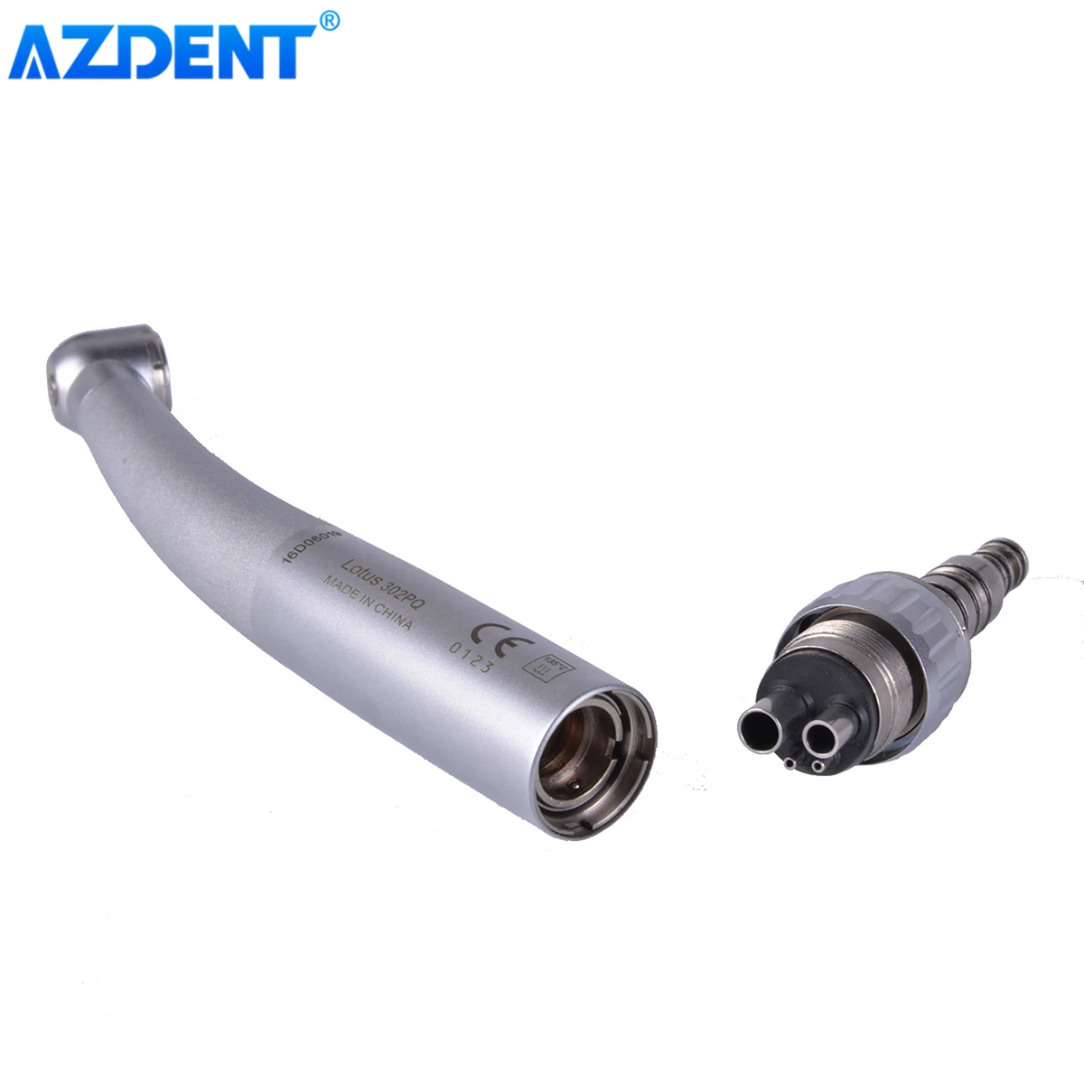 

Dental High Speed Handpiece Push Button Triple Water Spray With 4 Holes Quick Coupling Coupler Anti-Retraction System