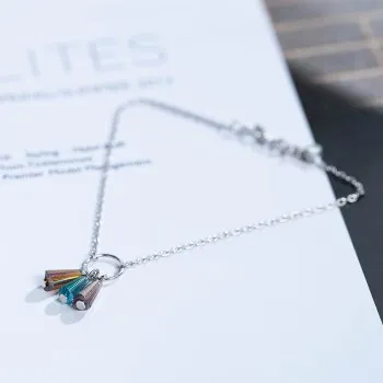 

925 Silver Jewelry Students South Korea Ins Trend Su Color Tube Bracelet Girlfriends Hipster Collocation D157KKXK