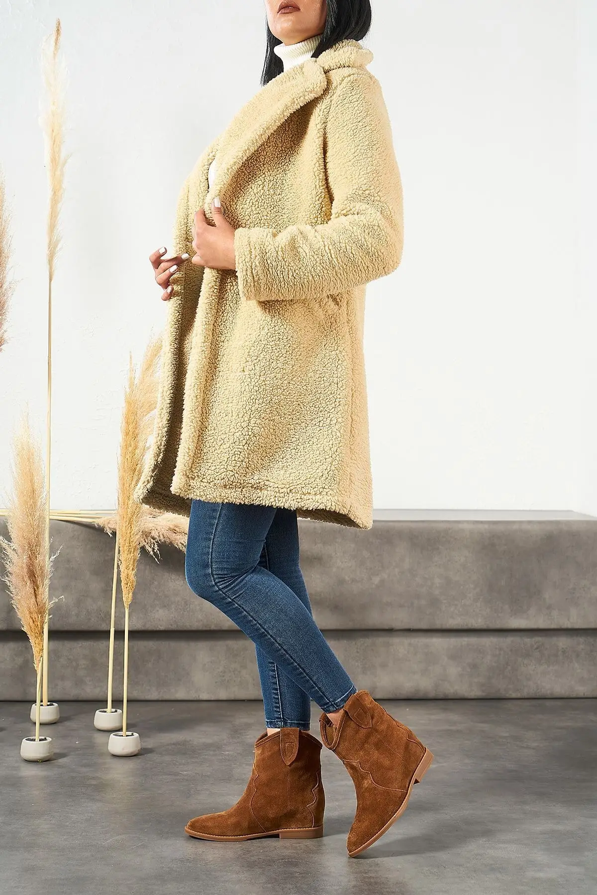 Женские сапоги на скрытом каблуке Louis Cardy Concus Tan |