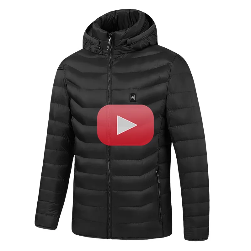 

Men's jacket, coat, cotton coat, new warm hat coat in autumn and winter