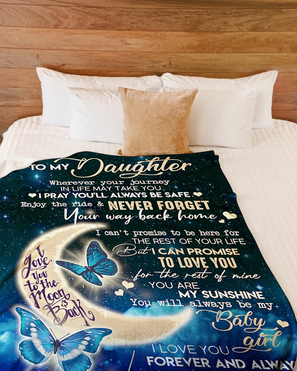 Для моей дочери всегда люблю тебя мама бабочка | Удобное и высококачественное