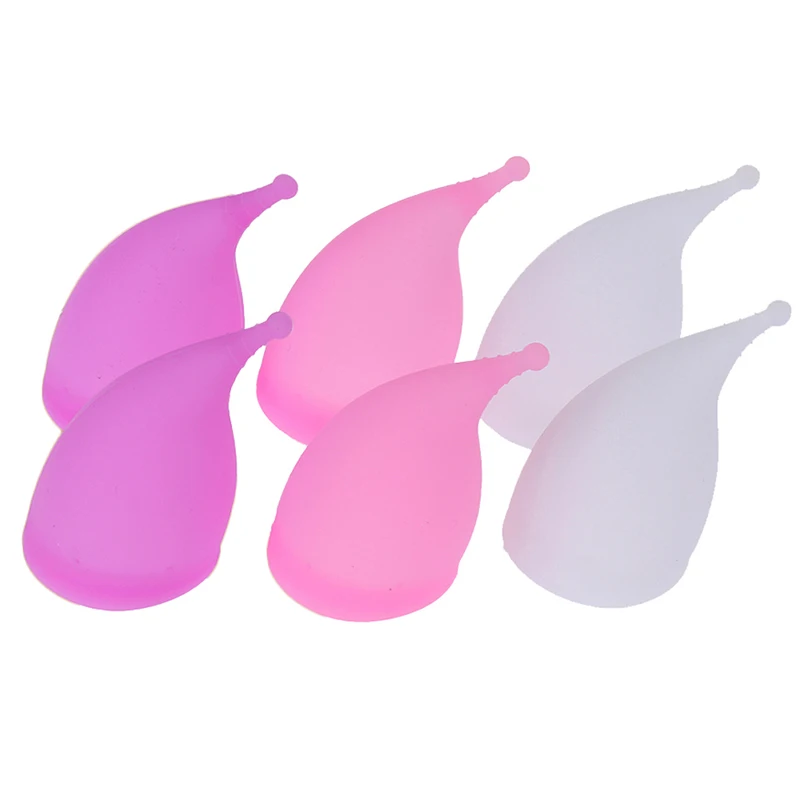 Reusable Medical Silicone Soft Menstrual Women Period Cup Size Small Large Pads Lady Cup
