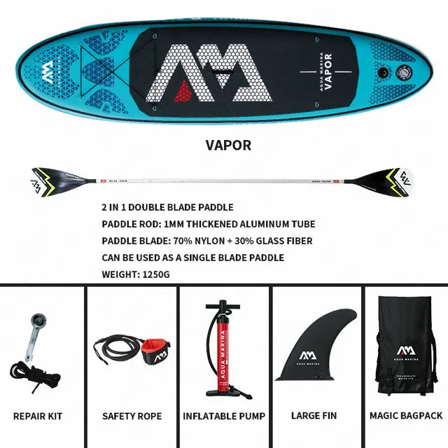 SET B AQUA VAPOR 300*76*12 см надувная доска для серфинга - Цвет: SET B