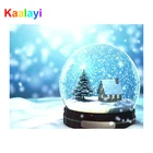 Diy 5D бриллиантовый рисунок Рождество снежный шар полный квадратный алмаз вышивка крестиком наборы Стразы домашний декор подарки Zs233