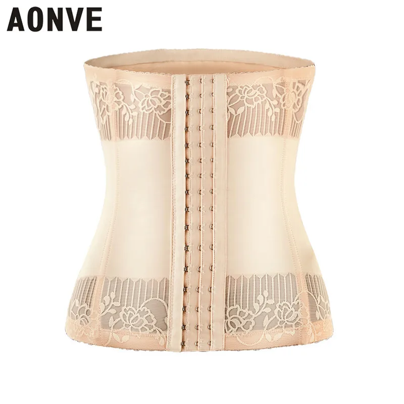 Waist trainer Sexy Lace Slimming Underwear Modeling strap 4 Steel bone Postpartu Body Shapewear Woman Black Lingerie Wedding