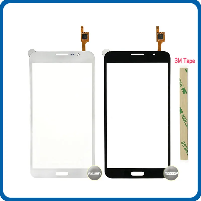 

Высококачественный сенсорный экран 6,0 дюйма для Samsung Galaxy Mega 2 Mega2 G750, дигитайзер, сенсор, внешнее Переднее стекло, объектив, панель, черный, белый