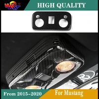 fit for ford mustang accessories 2015 2020 carbon fiber color for ford mustang gt sticker car reading light lamp cover