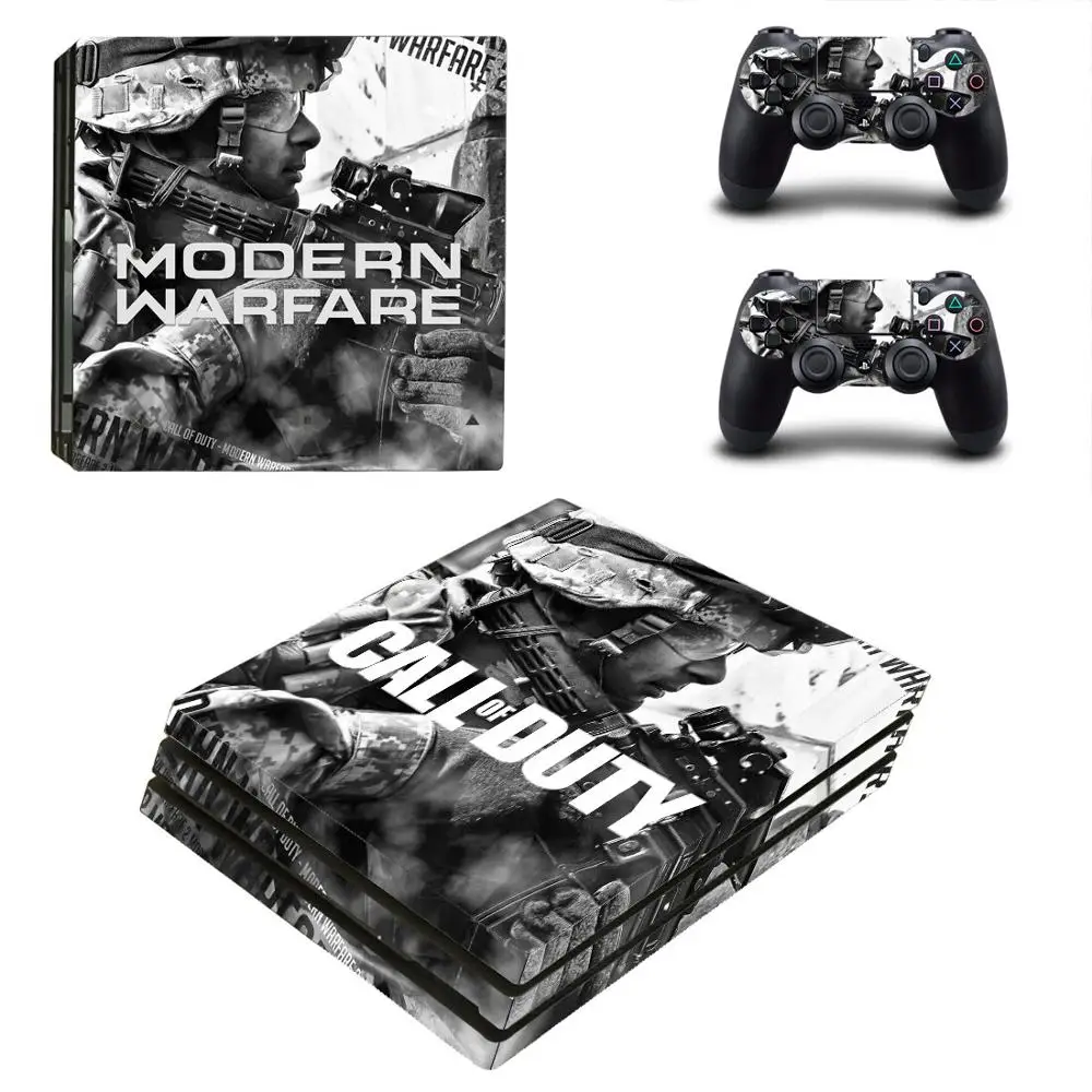 

Modern Warfare PS4 Pro Stickers Play station 4 Skin Sticker Decal For PlayStation 4 PS4 Pro Console & Controller Skins Vinyl