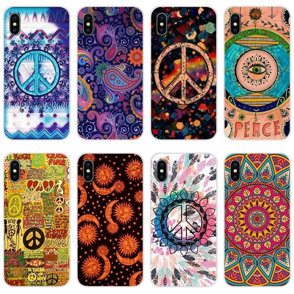 Аксессуары чехлы для телефонов Xiaomi Mi4 Mi5 Mi5S Mi6 Mi A1 A2 A3 5X 6X 8 CC 9 T Lite SE Pro Trippy Boho Hippie