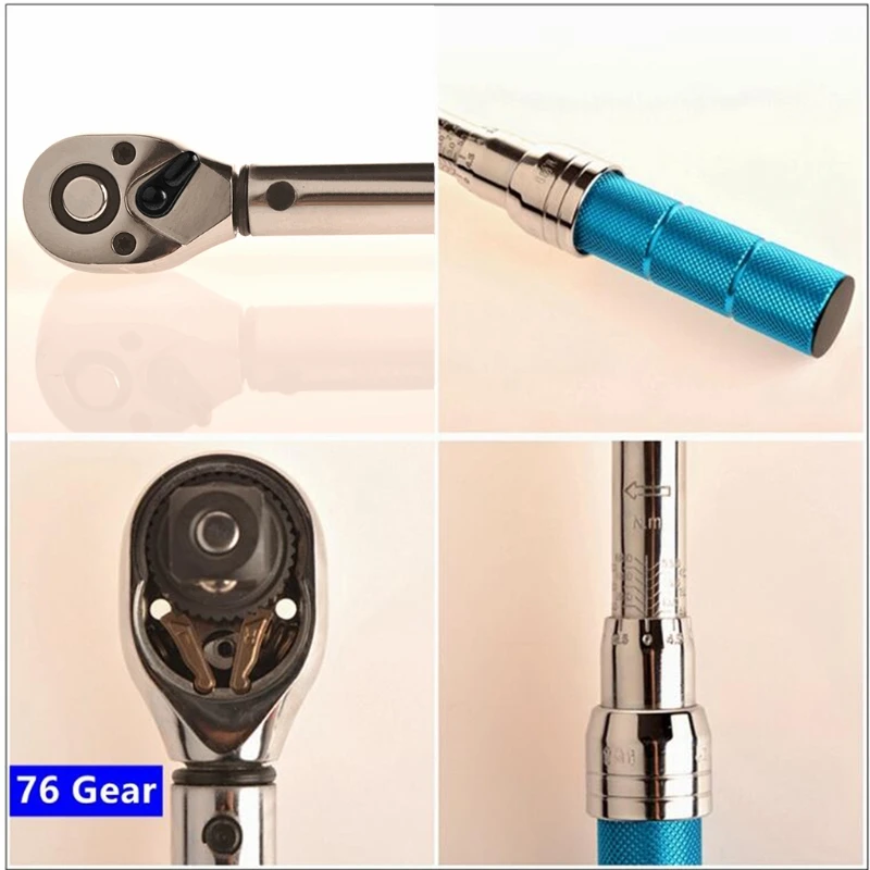 

18pcs/set Bicycle Repair Tools Adjustable Ratchet Torque Wrench Bit High Precision Spanner 2-15nm 2-20nm Dropshipping