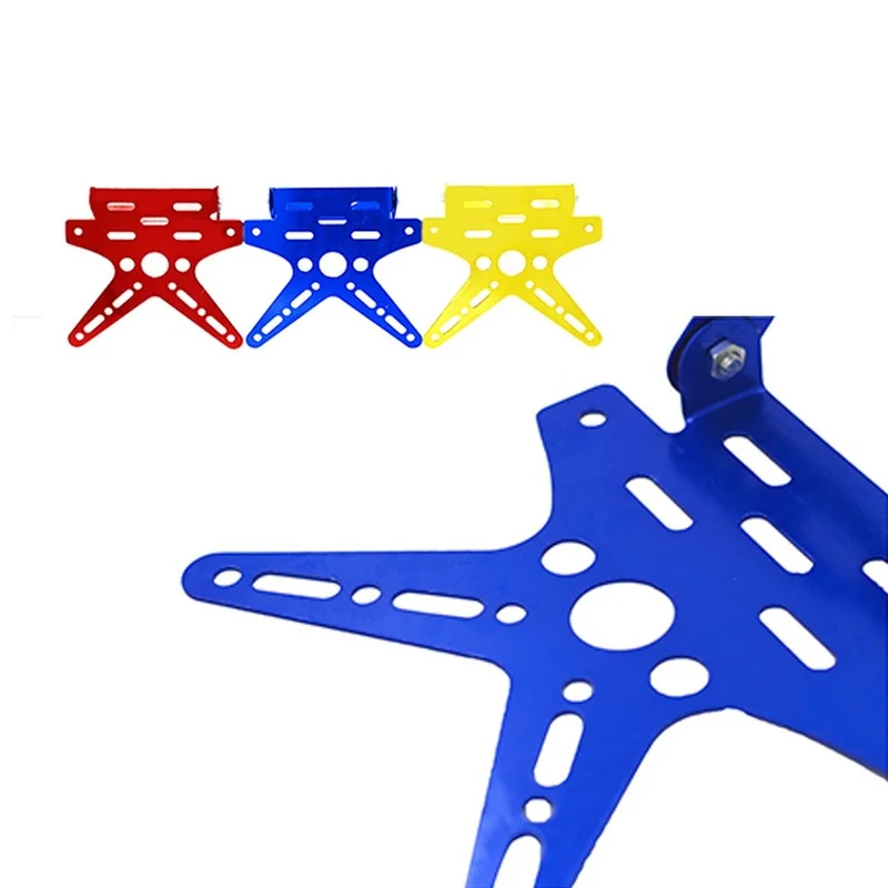 

Universal Motorcycle License Plate Holder Mount Bracket Aluminum Adjusted Registration Number Plate Cover Number Plate Holde