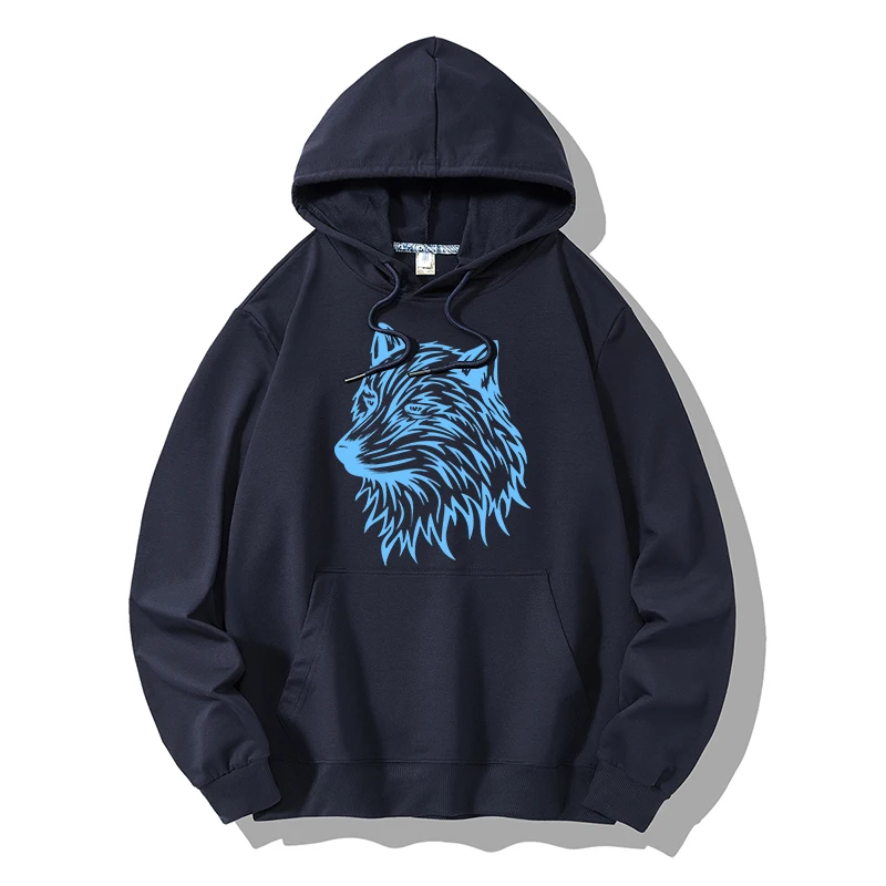 

Men/Women Hoodies Casual Harajuku Dog Printed Hoodie Autumn Winter Female Hoodies Sleeve Clothing Crossing Oversized Hoodie