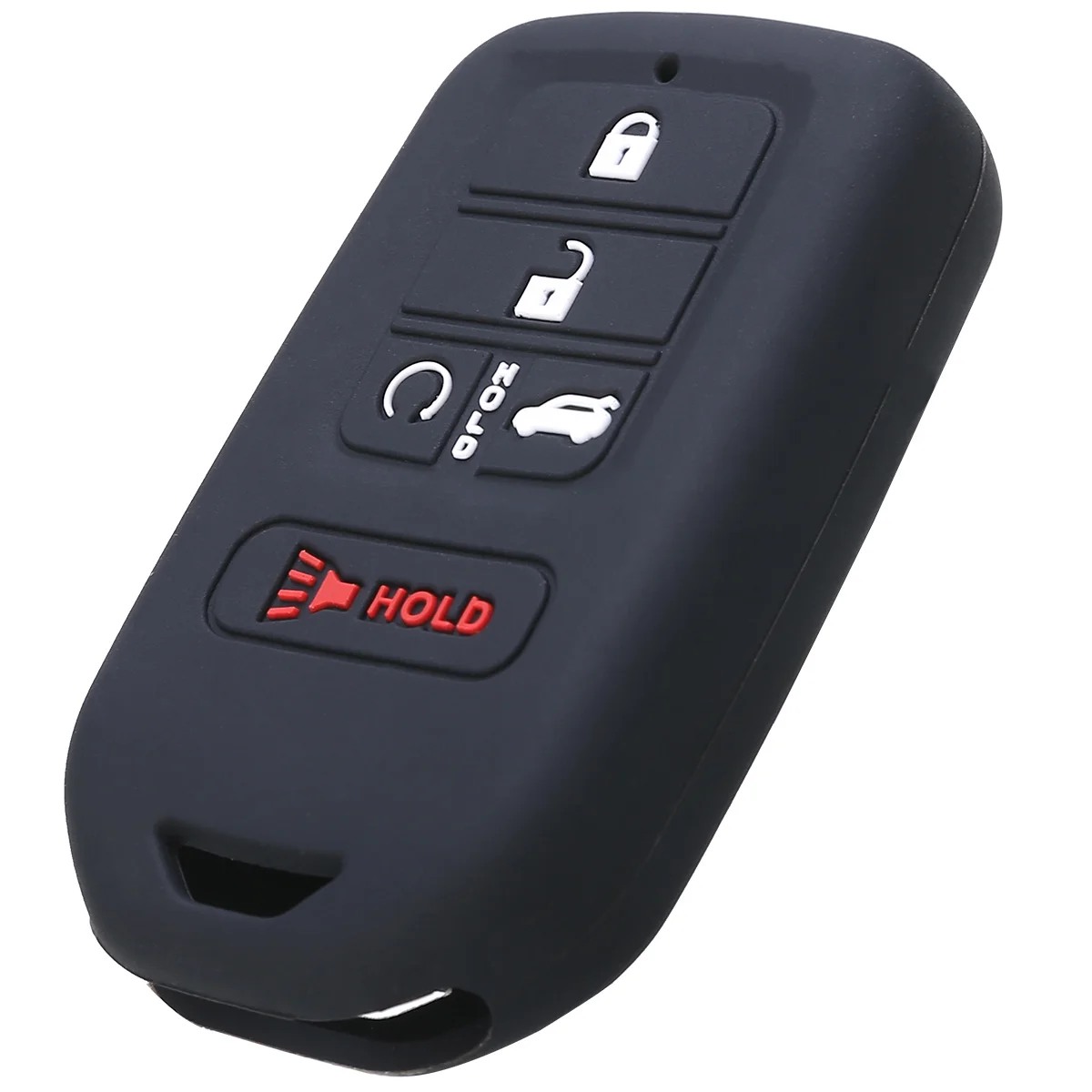 Для Honda Civic Accord CR-V Pilot HR-V, 5 кнопок, силиконовый чехол для дистанционного ключа, брелок, чехол для автомобиля