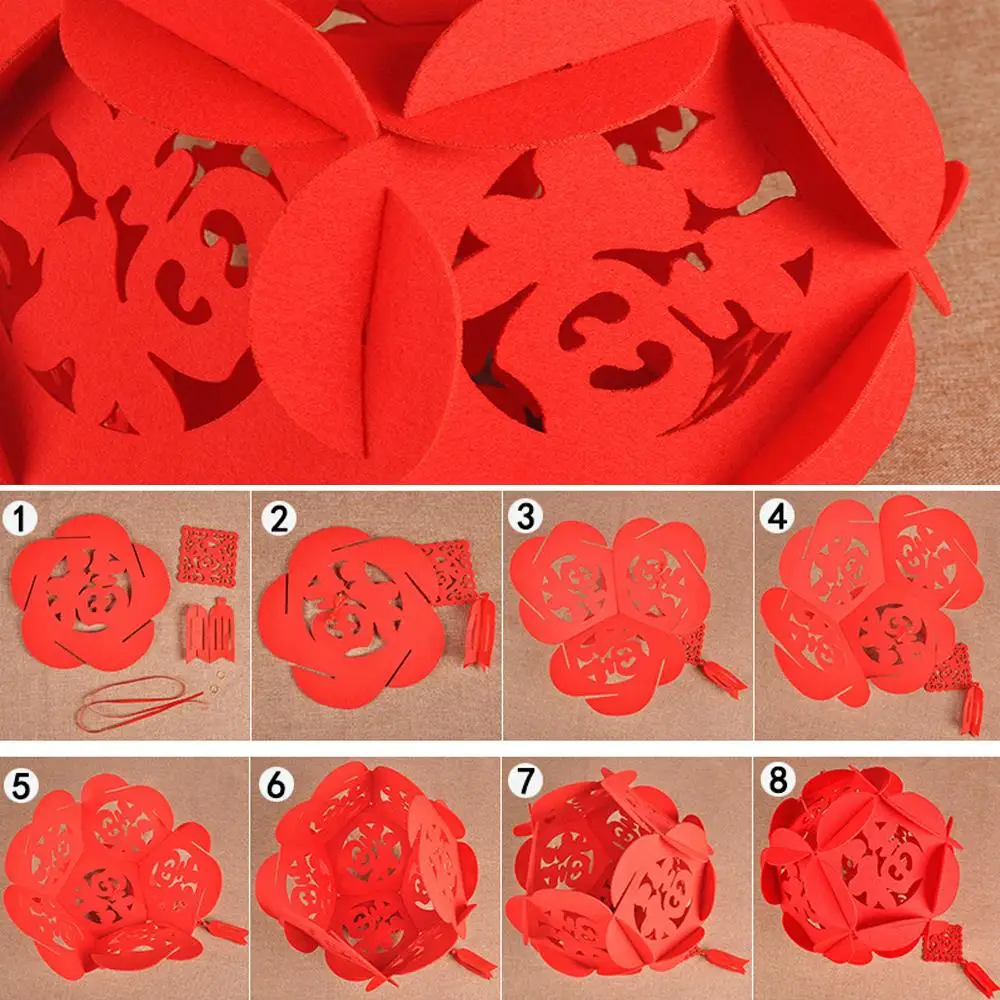 Китайский красный фонарь 23 см счастливый новый год красивый китайский 3D