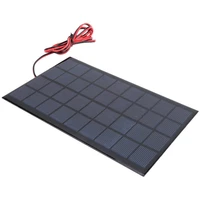 solar power epoxy module board polysilicon dc9v 3w with 100cm red black wire tool supplies solar power