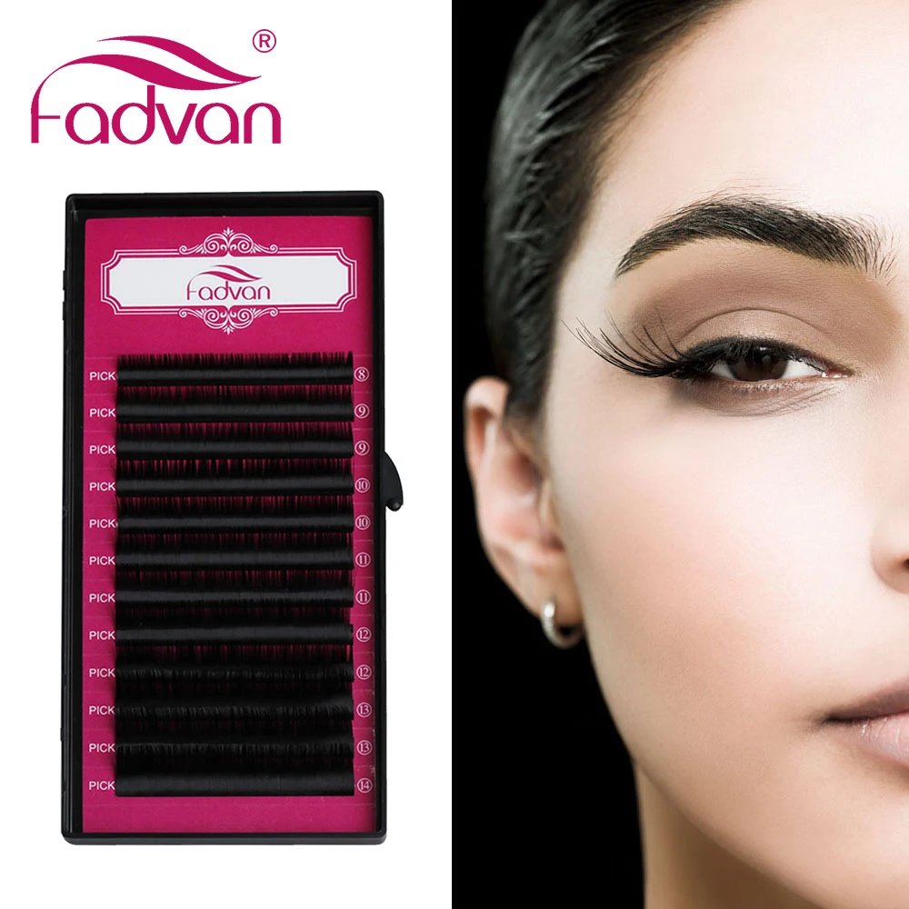 Fadvan макияж ресниц Накладные ресницы для профессионального строительства J/B/C/D/DD