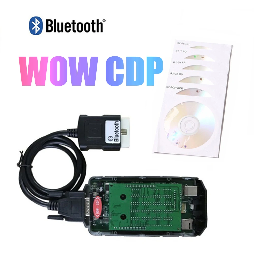 Новый сканер VCI vd ds150e cdp для delicht WOW CDP 5 008. R2 0012.R2 2017.R3 с генератором ключей на cd Bluetooth