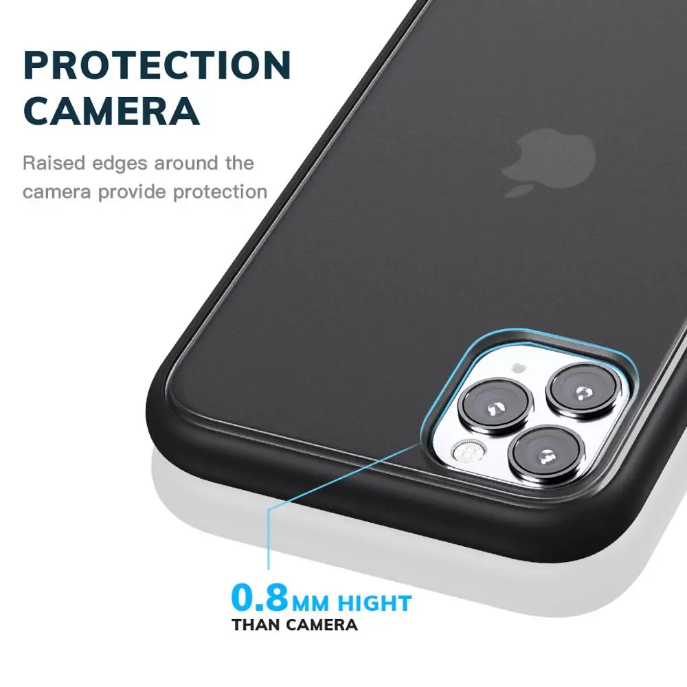 TOPK роскошный матовый чехол для телефона iPhone 11 Pro Max 2019 противоударный прозрачный