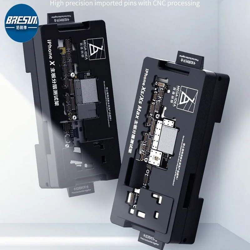 

Qianli Mega-idea Motherboard Test Fixture Holder For iPhone X-12 Pro Max Middle Layer CPU Logic MainBoard Repair Function Tester