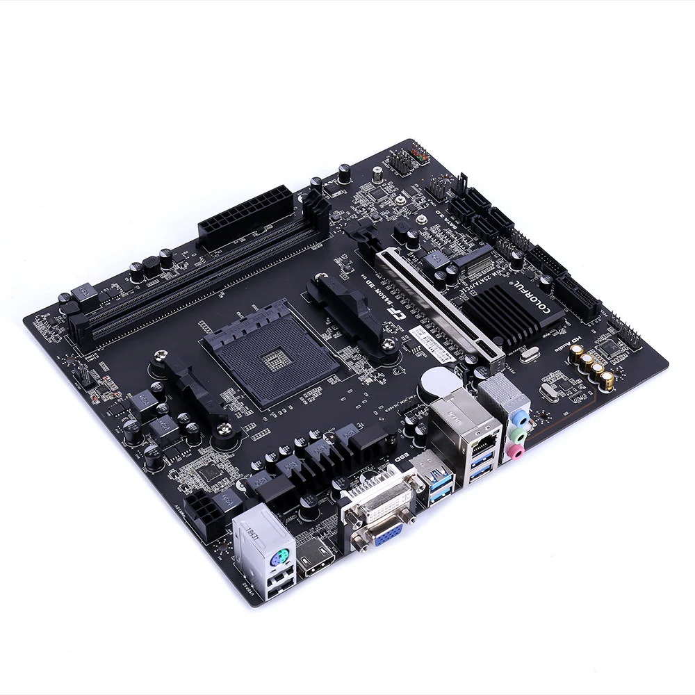 Красочная битва-AX B450M-HD V14 игровая Материнская плата системная плата мульти-защита AMD B450/разъем AM4 процессор