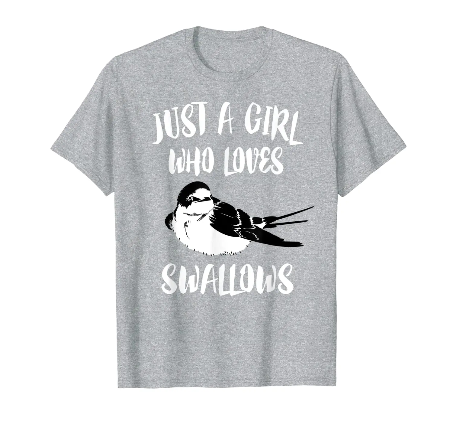 

Just A Girl Who Loves Swallows T-Shirt Bird Lover Gift