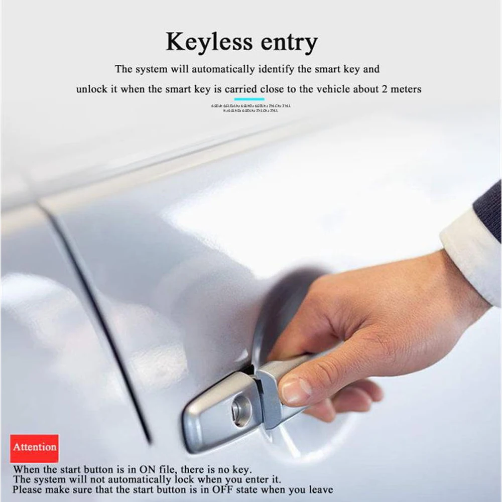 12В автомобильный двигатель запускает систему сигнализации с бесключевым входом