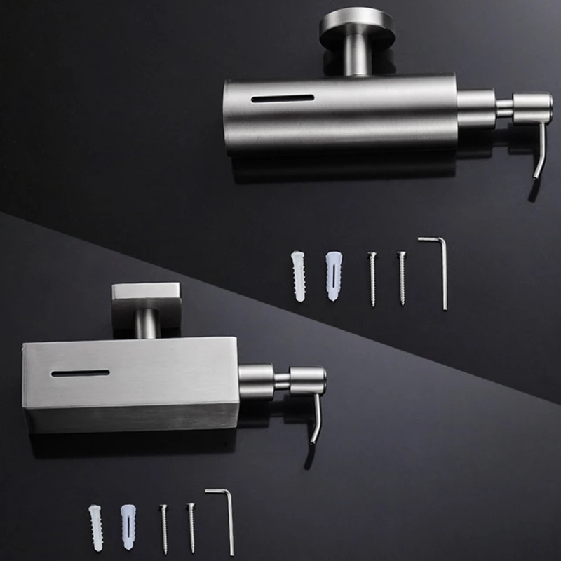 

Stainless Steel Soap Dispenser Bathroom Shampoo Wall Mounted Soap Dispenser