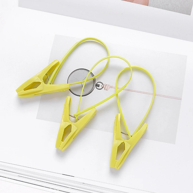 

12 Pcs Small Household Clips Windproof Anti-Skid Drying Tie Clothes Socks Underwear Panties Multi-Function Cable Clip