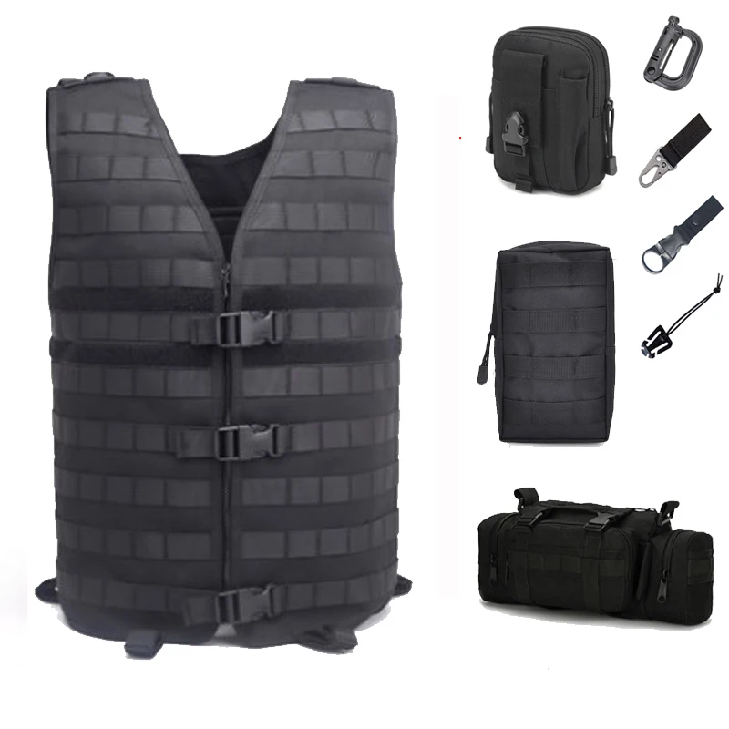 Охотничий Жилет армейский военный жилет с системой Молле для переноски