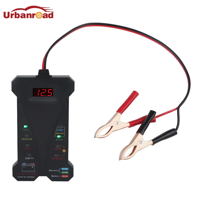 Цифровой тестер заряда автомобильных аккумуляторов 12 В цифровой автомобильный