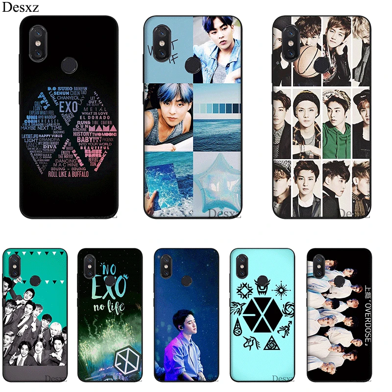 Чехол для мобильного телефона из ТПУ Xiaomi Redmi Note 4 4X5 6 7 Pro 5A чехол Kpop Exo Lucky One