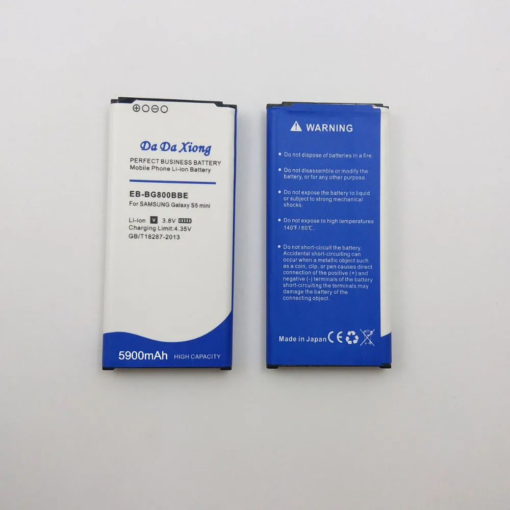 5900 мА/ч EB BG800BBE запасная аккумуляторная батарея для Samsung GALAXY S5 мини G870 SM G800F G800H|battery
