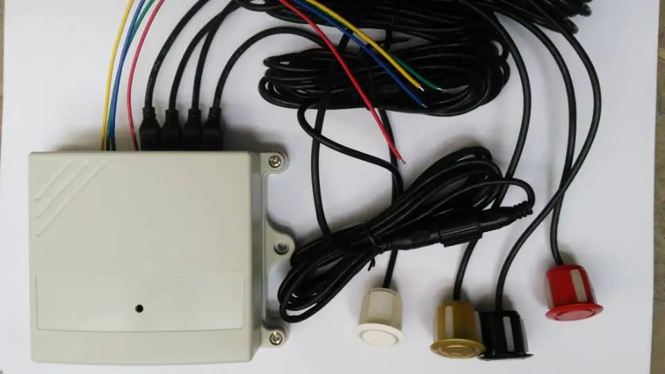 M&oacute;dulo de alcance ultras&oacute;nico impermeable, sensor, robot, 4 sondas-0