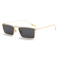 2021 small face transparent personality frame new square gold frame glasses trendy sunglasses eyeglasses street shooting %d0%be%d1%87%d0%ba%d0%b8