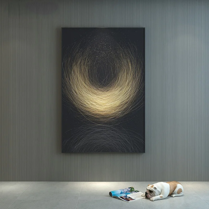 

Zq черный фон абстрактная Современная декоративная картина художественный фон для гостиной прихожей настенная живопись