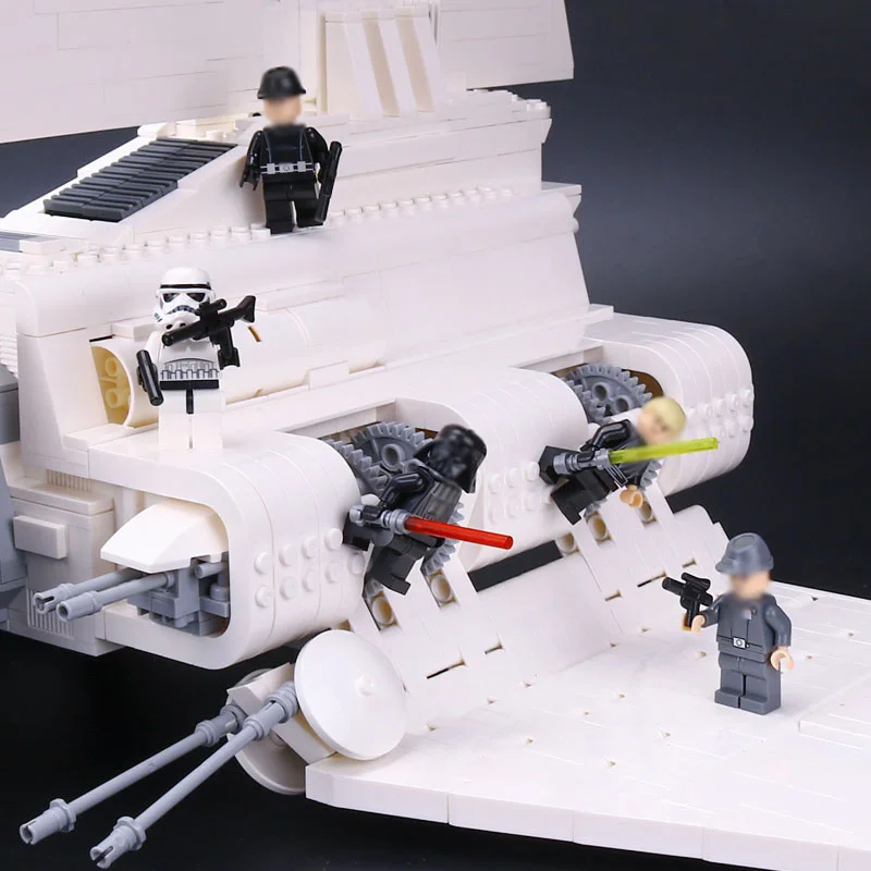 Совместимый Звездный план 10212 LELE wars 35005 Imperial Shuttle набор с фигурами строительные