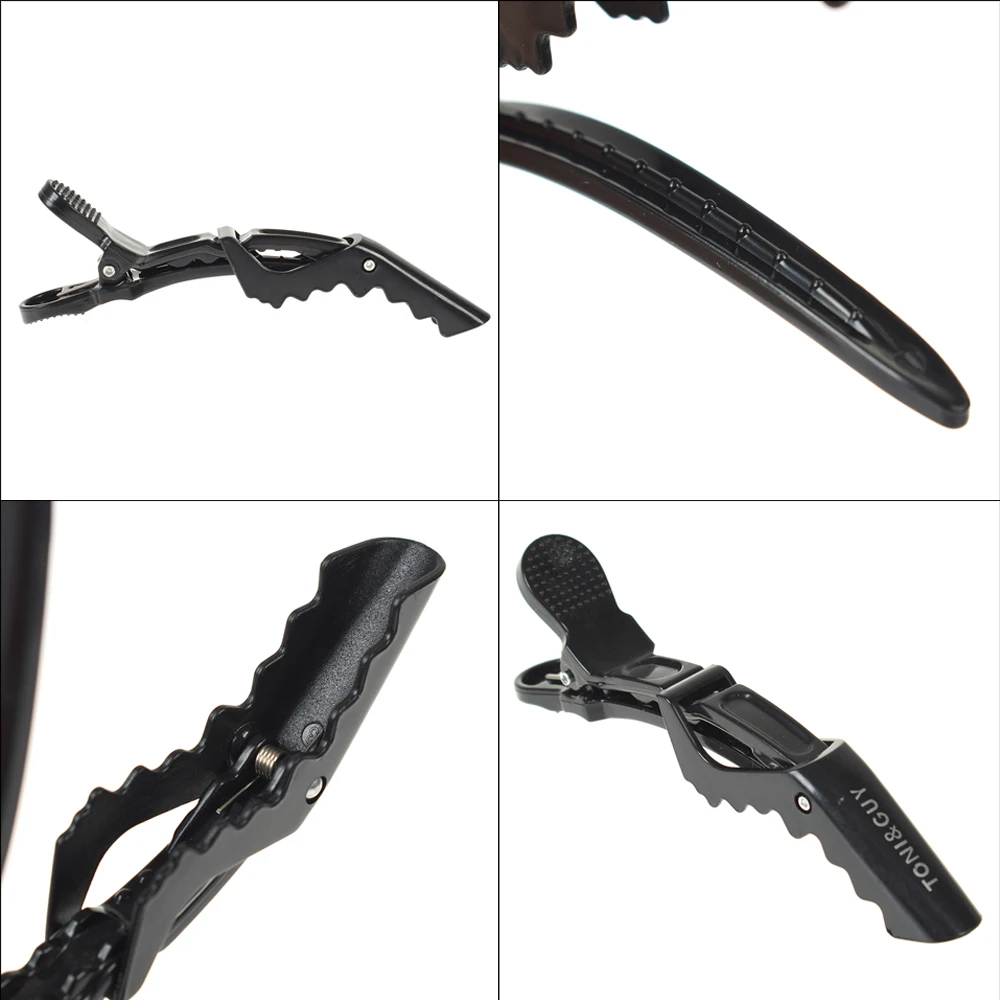 

6pcs/lot Plastic Hair Clip Hairdressing Clamps Claw Hair Section Clips Grip Cutting Barbers Girls Salon Styling Accessories Tool