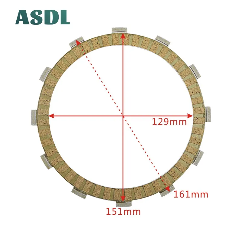 Комплект фрикционных пластин Сцепления Мотоцикла Для Honda CB 750 900 1100 R VF VT 1300 VTX 1800 GL