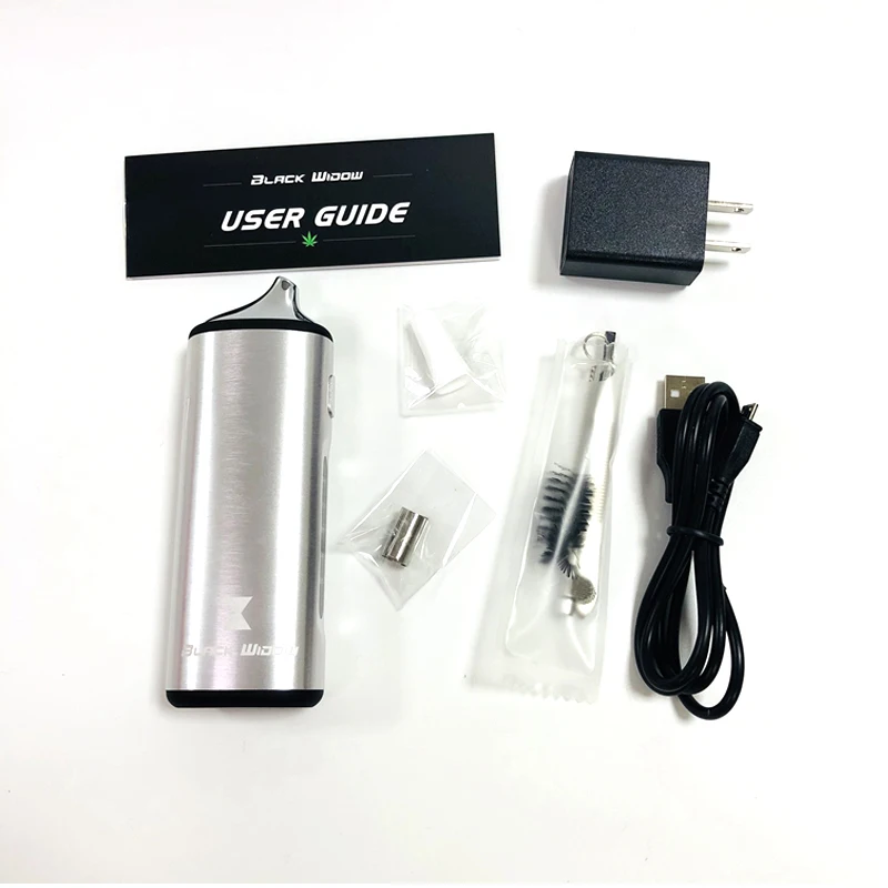 Оригинальный испаритель для сухой травы Kingtons Черная Вдова С батареей 2200 мАч