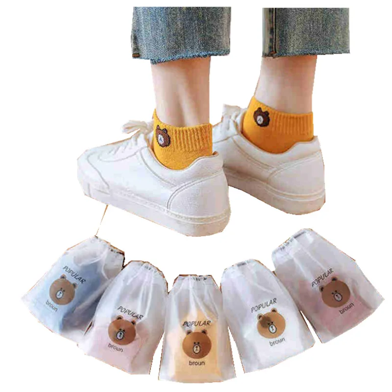 

10Pairs/Lot Spring Summer Ankle Socks Women Cartoon Embroidery expression Socks Funny daisy Flower fashion korean Style Socks