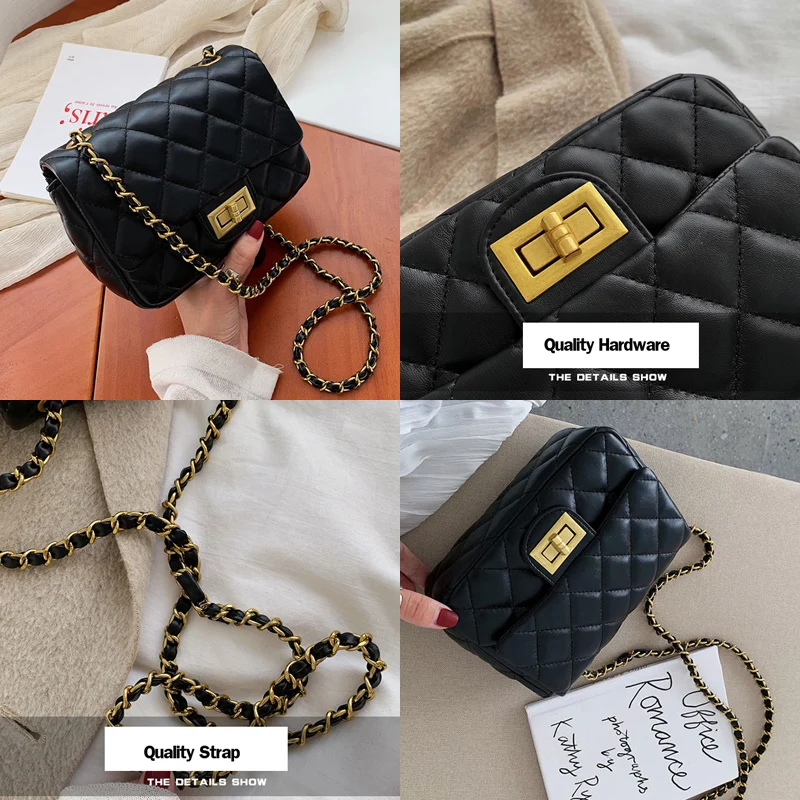 DORANMI Classic Diamond Lattice Flap Bags For Women 2019 Luxury Brand Designed Shoulder Bag Messenger Female Leather Bolso BB356 | Багаж и