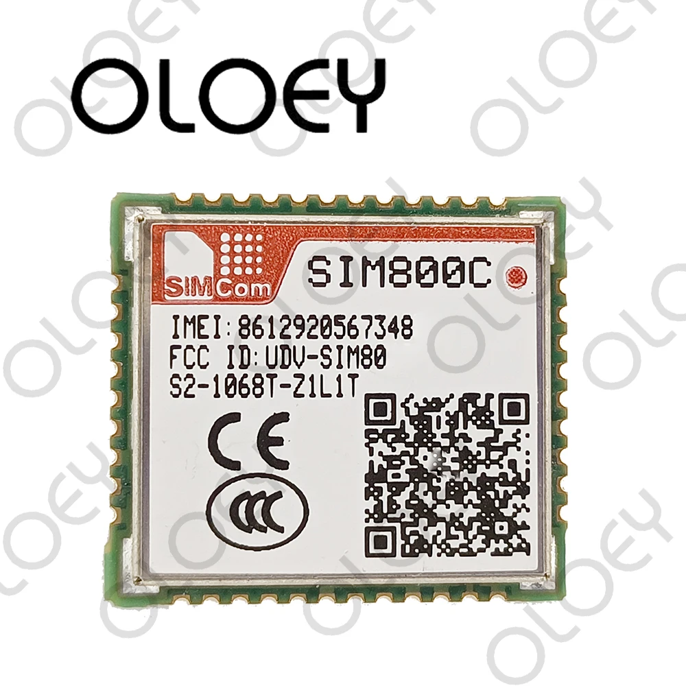 

5Pcs SIMCOM SIM800C 32M GSM/GPRS SMS 85.6kbps Data Transfer 2G Module